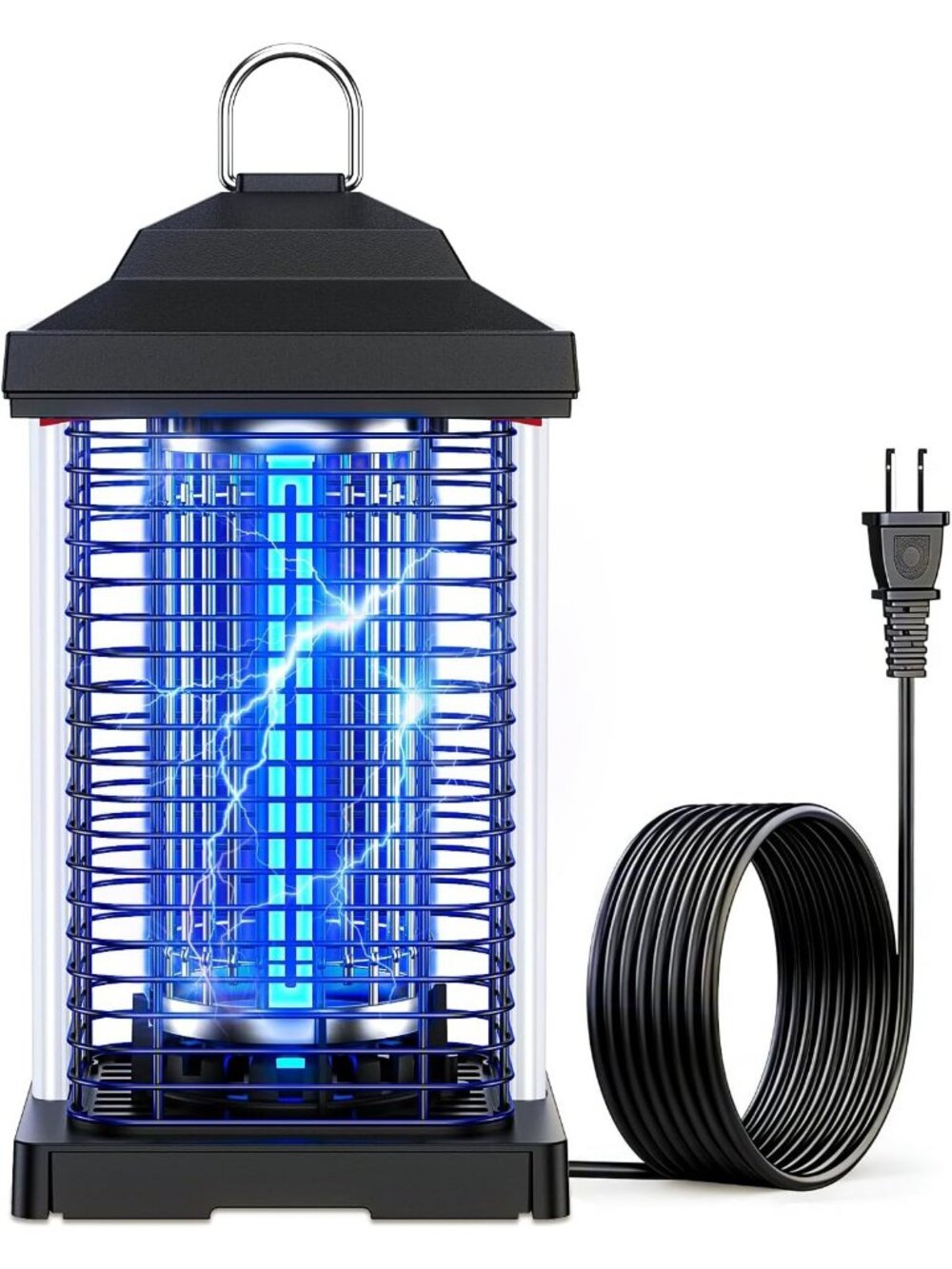 Bug Zapper Outdoor, Dual Wavelength UV 50000H Lifespan & Dual LED Lamps, 1/2